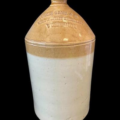 James Gross & Co Wine And Spirit Merchants Woodbridge Medium Size Crock Lot 1