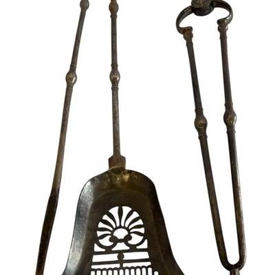 Fireplace Tools King George III Late 1700 Verified By Owner 