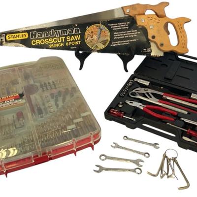Master Grip 128 Piece Titanium Power Drill, Accessory Set And Other Tools