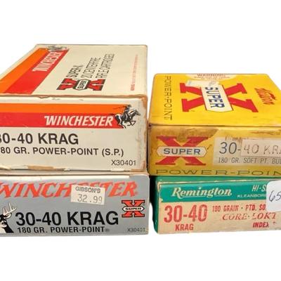 30-40 Kraig Ammunition Various Brands