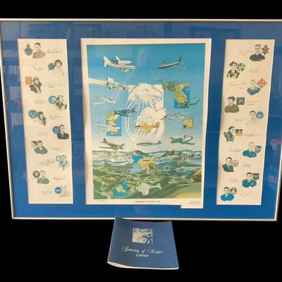 Gathering Of Eagles 1989, Charles Munday, Artist Signed And Numbered 768/1200
