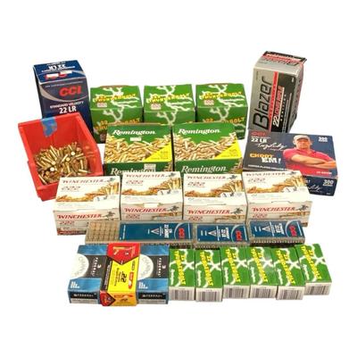 22LR And 22 Ammunition Various Brands 