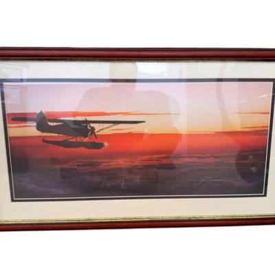 1992 Airplane sunset 429/950, signed by John 