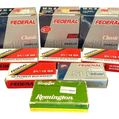 12G Ammunition Various Brands