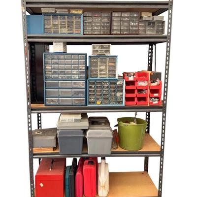 6ft Metal Heavy Duty garage shelving 