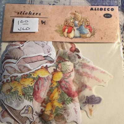 Sale Photo Thumbnail #159: Packages of Vintage Inspired Stickers