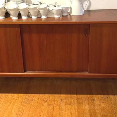 MidCentury Modern Teak Drylund Sideboard Buffet, Vintage