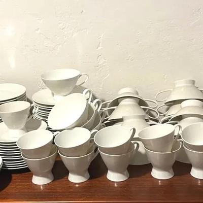Rosenthal, Germany Fine China, Raymond Loewy Form 2000 | 80+ Pcs | 1950s Vintage
