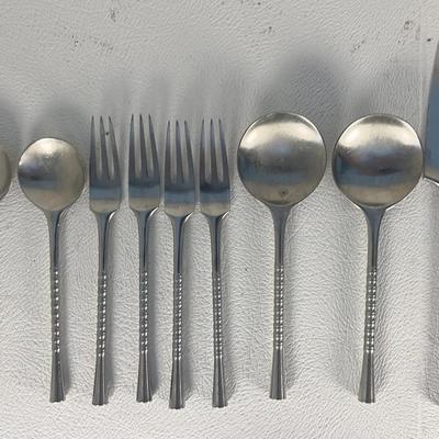 MCM Dansk Jens Quistgaard Stainless Steel Flatware, 11 Pcs