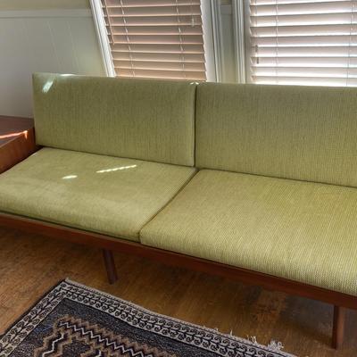 MidCentury Modern Sorlie and Sarpsborg Green Modular Sofa, Made in Scandinavia