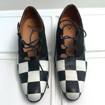 John Fluevog Obero Open Lace Up Shoes Women Size 8