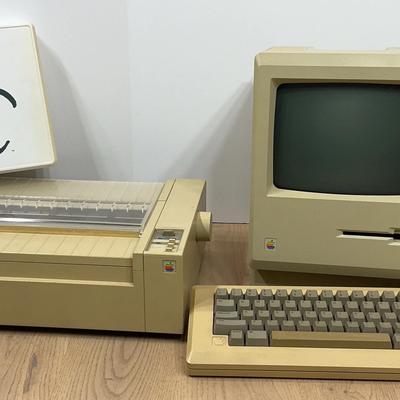 RARE -  Working Original 1984 Apple McIntosh and Printer (Imagewriter)