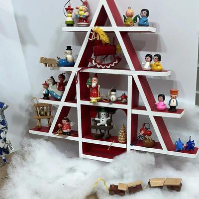 Assortment Of Beautifully Handmade Christmas Ornaments (basket not included)