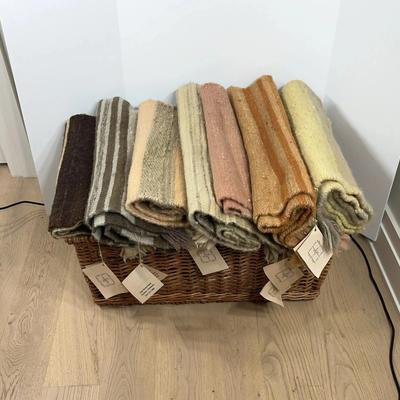 Handwoven, 100% Wool And Natural Sheep Color Rugs