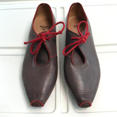John Fluevog Le Tube Waterloo Raw-edged Lace-up Shoe Women Size 8