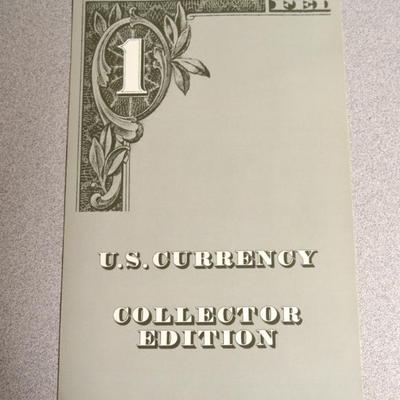 Sheet of uncut $1 bills