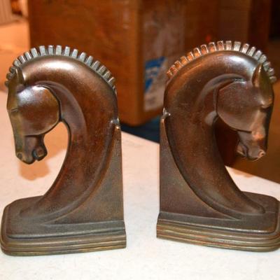 Horse bookends 