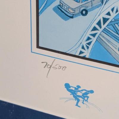 Sale Photo Thumbnail #114: Ed Teitcher San Francisco signed lithograph 