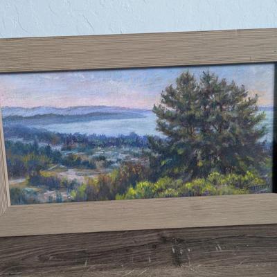 Sale Photo Thumbnail #67: Ann Thiermann view of Monterey Bay from UCSC