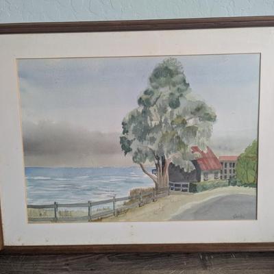 Sale Photo Thumbnail #101: Elenita Mathew "Capitola Cliff House"