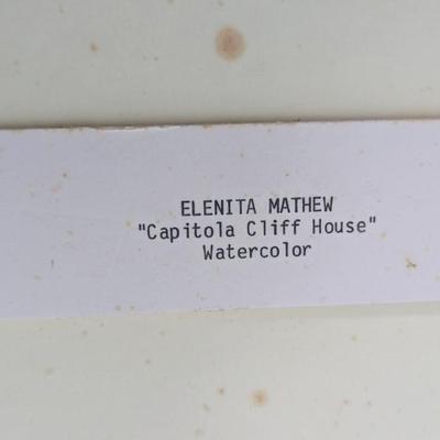 Sale Photo Thumbnail #103: Elenita Mathew "Capitola Cliff House"