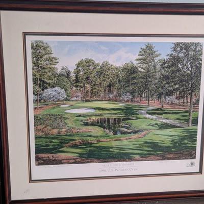 Sale Photo Thumbnail #34: 1996 US Women's Open signed & numbered by William Mangum 