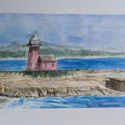 Sale Photo Thumbnail #50: "Santa Cruz Lighthouse" by Janet Duncan 