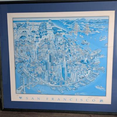 Sale Photo Thumbnail #112: Ed Teitcher San Francisco signed lithograph 