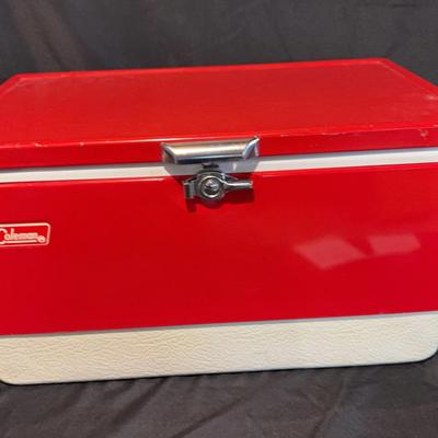 Vintage Coleman Red Cooler
