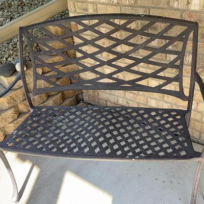 Iron bench 