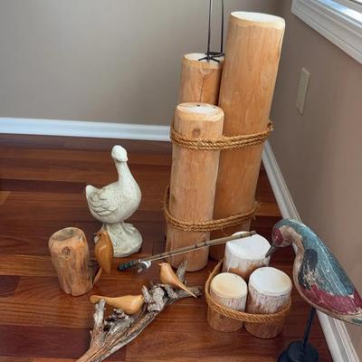 Nautical Decor: Pier Posts, Birds