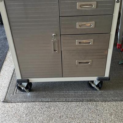 Sevelle Classics Small Storage Cabinet with Drawers (on wheels)