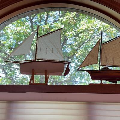 Set of 6 Decorative ships
