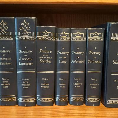 Grolier “A Treasury…” Set Of 8 + Complete Works Of Shakespeare & Musical knowledge