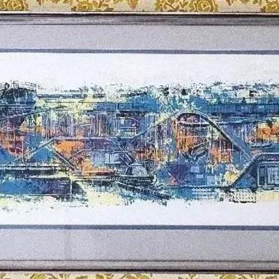 Abstract Cityscape by Hall Groat (BR2)