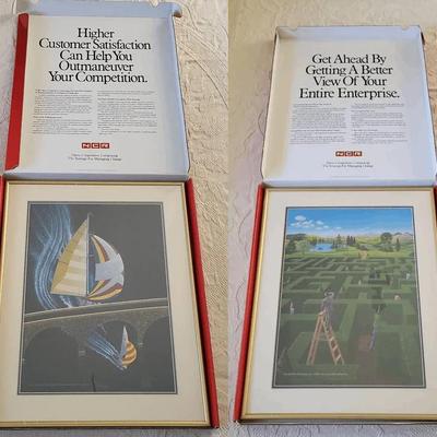 Computer Advertising Art Lithos (BR2)