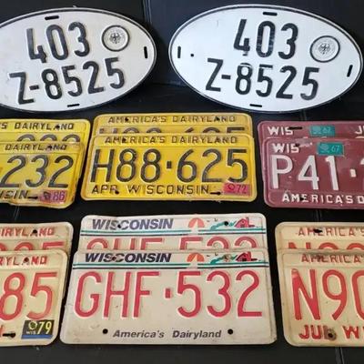 Vintage License Plates (DR)