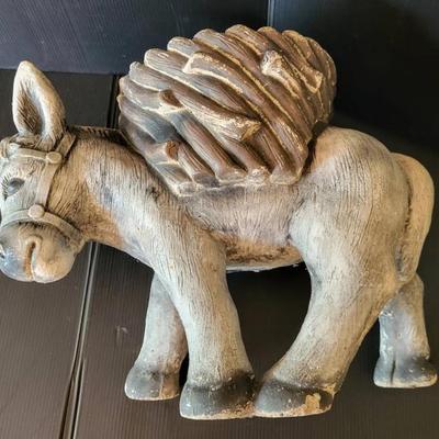 Concrete Garden Donkey (LR)