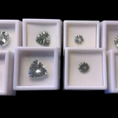 Prasiolite 8 Stones 2.7-9.1 CT 