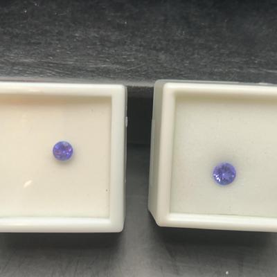 Tanzanite Round .40CT And .75CT