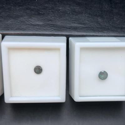 Labradorite Green Round .35CT (2) & .50CT (2)