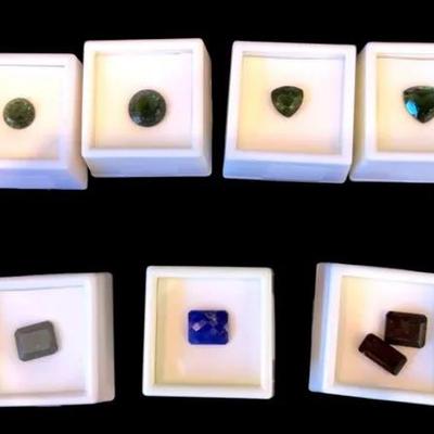 Lapis Moldavite - Round- 2.00CT, 3.50CT, Triangle-2.00CT, 4.00CT, EC-2.25CT, 4.50, 4.50CT