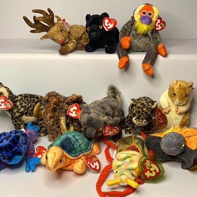 Regular Size Ty Beanie Babies 2000 Collection (Most Have 2000 On Hang Tag)