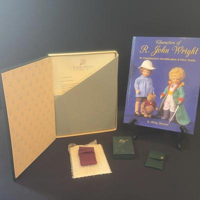 Signed Copy Of R. John Wright, Collector Book   Pin, And More!