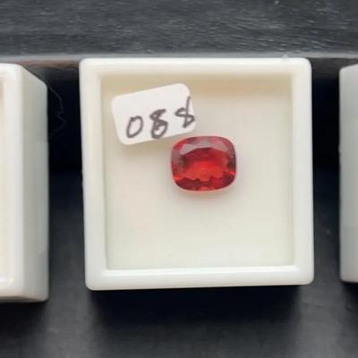 Labradorite Orange Cushion 1.70CT And Andesine-Labradorite Cushion .50CT & 3.00CT