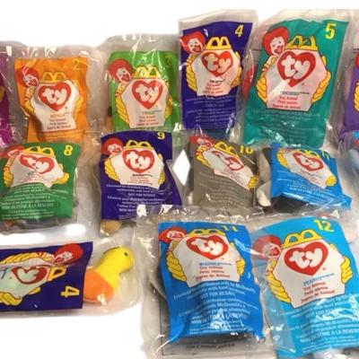 1998 ty Teenie Beanie Babies Set Of 12 (Plus A Few Bonus) From McDonald’s Lot 2