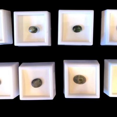 Lapis Moldavite - Ovals & Rounds - 1.50CT, 1.70CT(2). 2.25CT(2), 3.00CT, 4.00CT, 4.50CT