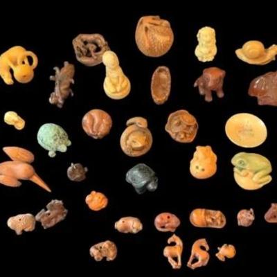 netsuke Collection And More Variety Lot Including Various Materials, Sizes And Figures!