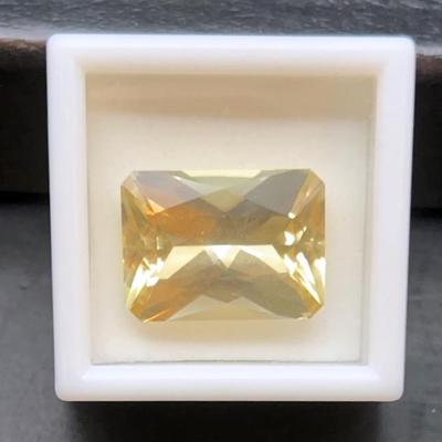 Labradorite Yellow Emerald Cut 26.00CT