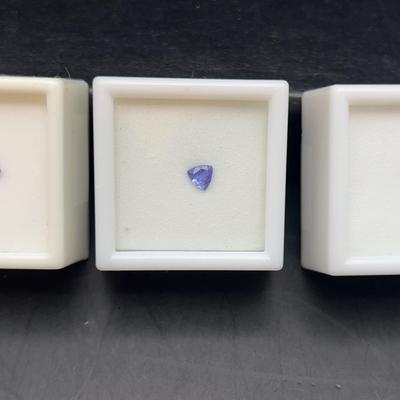 Trillion Cut Tanzanite .25CT, .40CT & .45CT